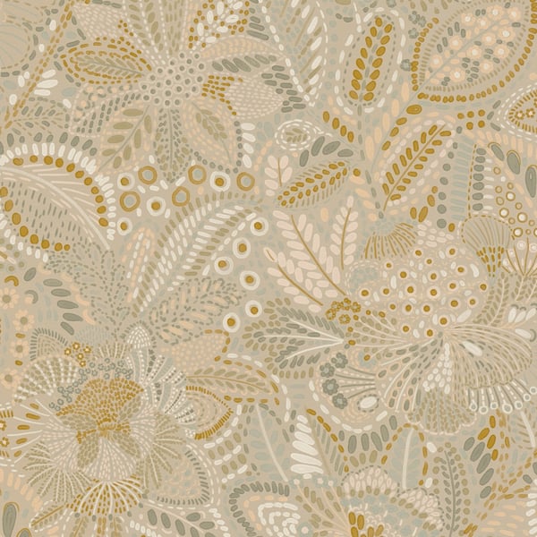 Galerie Wallpaper Product code: HV41067 - Havana 2 Wallpaper Collection - Beige, Cream, Green Colours -  