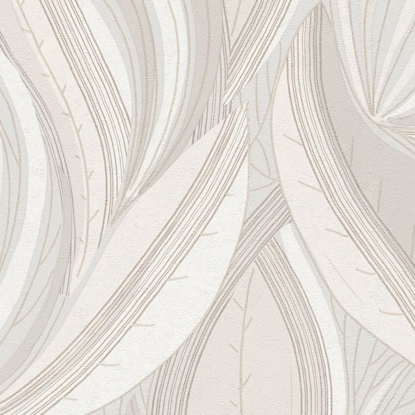 Galerie Wallpaper Product code: HZ62066 - Horizon Wallpaper Collection - Cream Metallic White Colours -  