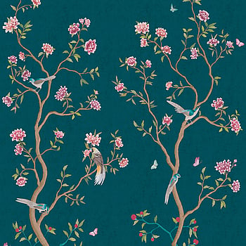 Galerie Wallcoverings Product Code 1911-3 - Spring Blossom Wallpaper Collection - Green Colours -  