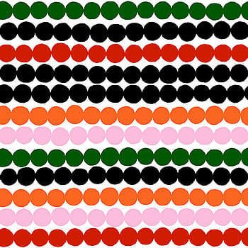 Galerie Wallcoverings Product Code 23321 - Marimekko 5 Wallpaper Collection - Black Green Pink Orange Red White Colours -  