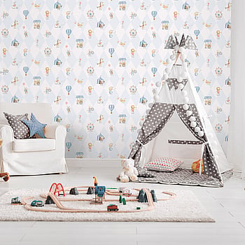 Galerie Wallcoverings Product Code 282-2 - Bambino Wallpaper Collection - Blue Colours -  