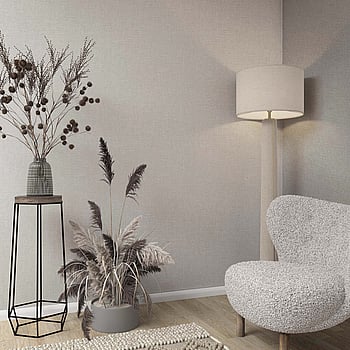 Galerie Wallcoverings Product Code 33388 - Boho Fine Linen Wallpaper Collection - Grey Colours -  