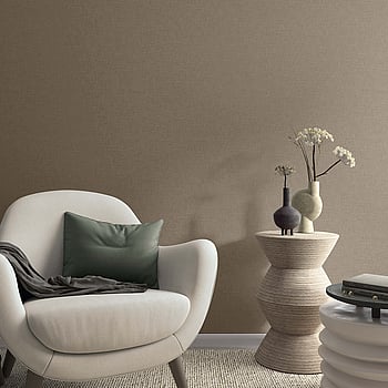Galerie Wallcoverings Product Code 33393 - Boho Fine Linen Wallpaper Collection - Brown Colours -  