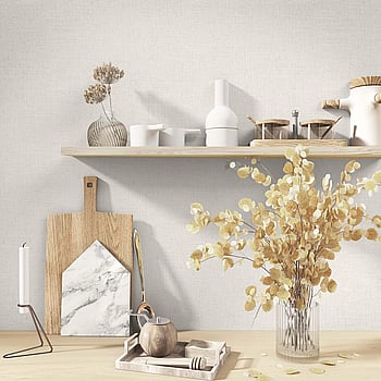 Galerie Wallcoverings Product Code 35746 - Boho Fine Linen Wallpaper Collection - Beige Colours -  