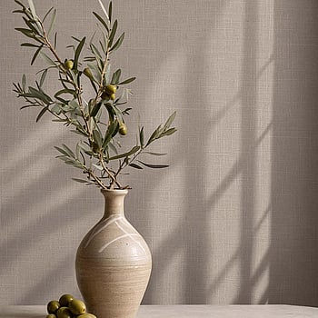 Galerie Wallcoverings Product Code 35765 - Boho Fine Linen Wallpaper Collection - Brown Colours -  