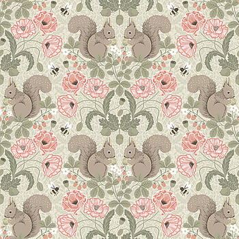 Galerie Wallcoverings Product Code 44120 - Apelviken 2 Wallpaper Collection - Green Red Beige Colours -  