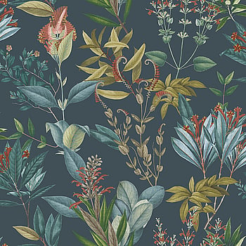 Galerie Wallcoverings Product Code BL22744 - Botanica Wallpaper Collection - Blue Colours -  
