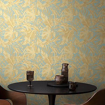 Galerie Wallcoverings Product Code CL65235 - Cosmo Living Wallpaper Collection - Blue Metallic Colours -  