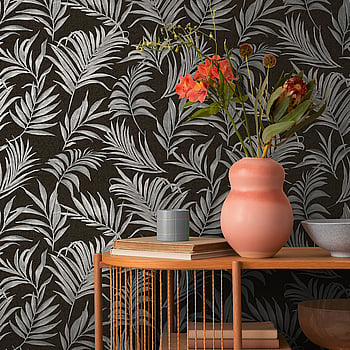 Galerie Wallcoverings Product Code CL65284 - Cosmo Living Wallpaper Collection - Grey Metallic Black Colours -  