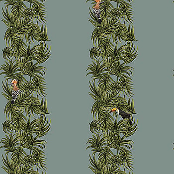 Galerie Wallcoverings Product Code ED13137 - Ted Baker Eden Wallpaper Collection - Blue Green Orange Black Colours -  