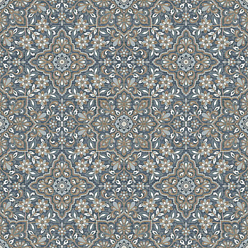 Galerie Wallcoverings Product Code FH37542 - Homestyle Wallpaper Collection - White Blue Gold Colours -  