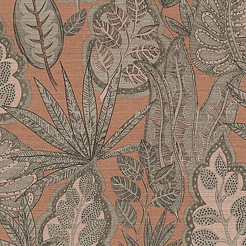 Galerie Wallcoverings Product Code FL61112 - Flourish Wallpaper Collection - Beige/Brown Colours -  