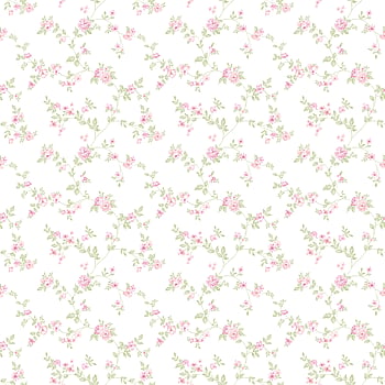 Galerie Wallcoverings Product Code G56649 - Small Prints Wallpaper Collection - Pink Green Cream Colours -  