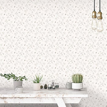 Galerie Wallcoverings Product Code G67853 - Miniatures 2 Wallpaper Collection - White Pink Grey Colours -  