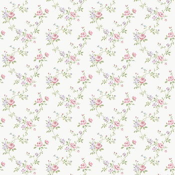 Galerie Wallcoverings Product Code G67896 - Miniatures 2 Wallpaper Collection - Pink White Green Purple Colours -  
