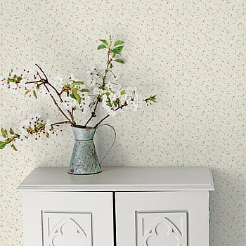 Galerie Wallcoverings Product Code G67922 - Miniatures 2 Wallpaper Collection - Cream Green Pink Purple Colours -  