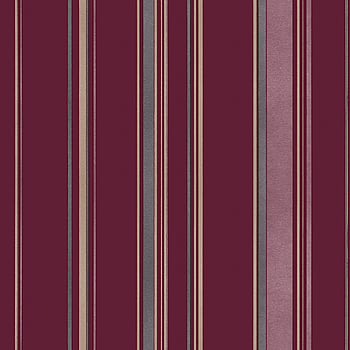 Galerie Wallcoverings Product Code G68053 - Smart Stripes 3 Wallpaper Collection - Cranberry, Taupe, Grey Colours -  